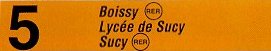 Ligne 1 - Boissy RER > Sucy RER