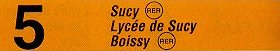 Ligne 1 - Sucy RER > Boissy RER